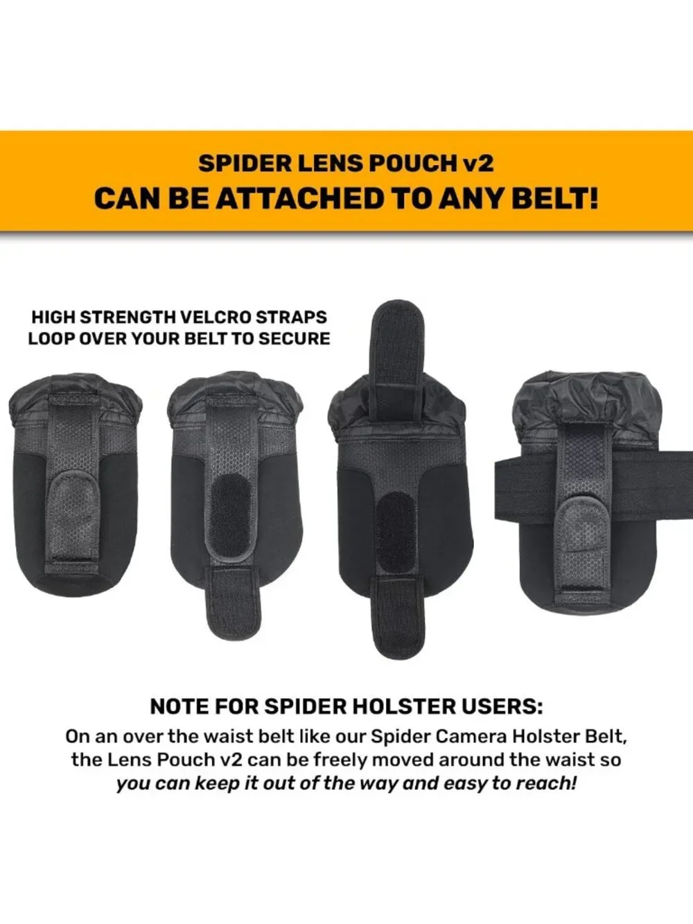 Camera Lens Pouch V2 for 70-200mm f/2.8 - Durable, Lightweight, Secure Storage